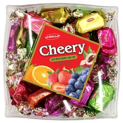 Cheery Soft Candy in Square Plastic Box 150gr